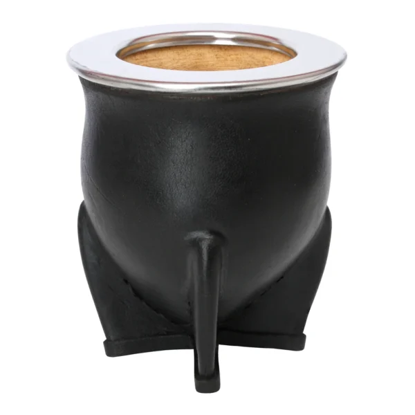 Mate Calabaza Cuero Virola Acero